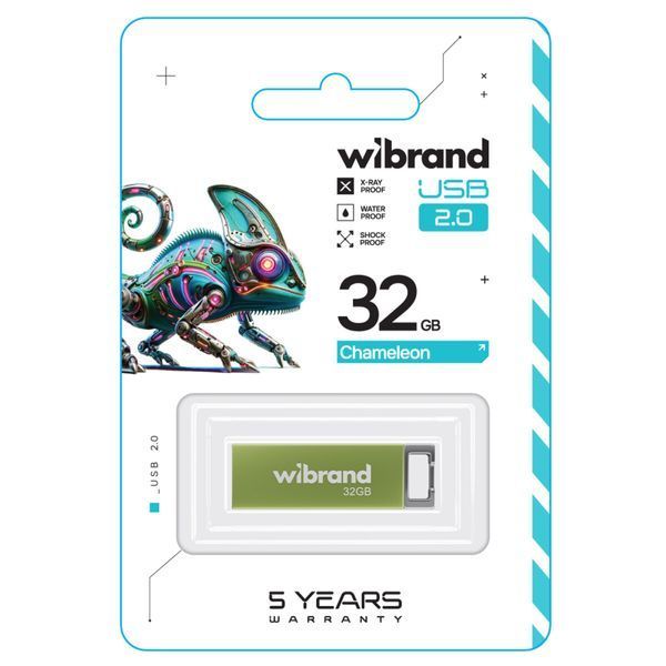 Флеш память USB Wibrand (WI2.0/CH32U6LG) H00000460102 фото