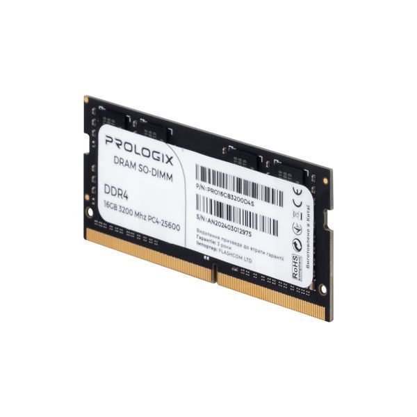 Оперативна пам'ять ProLogiX (PRO16GB3200D4S) H00000441454 фото