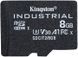 Карта памяти Kingston Industrial microSD 8ГБ (SDCIT2/8GBSP) H00000123287 фото 1