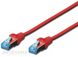 Патч-корд DIGITUS UTP Cat. 5e 5 м PVC Красный (DK-1512-050/R) H00000015888 фото