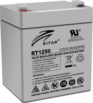 Аккумуляторная батарея Ritar 5 Ач AGM 12 В (RT1250) H00000100483 фото