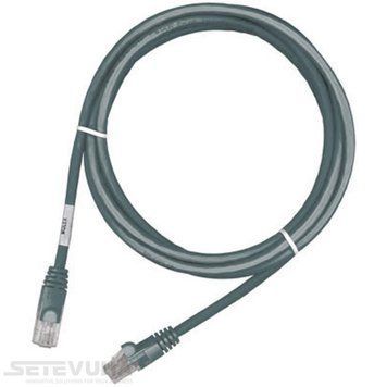 Патч корд Molex STP Cat. 6a 2 м LSZH Сірий (PCD-07001-0E) H00000000852 фото