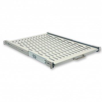Полиця CMS 19" 1U 600мм сіра (UA-SHSL-600G) H00000002565 фото