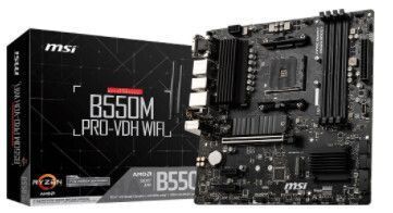 Материнська плата MSI АМ4 (B550M_PRO-VDH_WIFI) H00000025257 фото