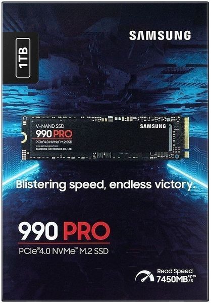 SSD диск Samsung 1ТБ PCI-E 4.0 4x М.2 2280 3D MLC (MZ-V9P1T0BW) H00000313367 фото