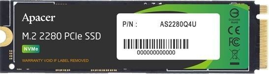 SSD диск Apacer AS2280Q4U 1ТБ PCIe 4.0 x4 М.2 2280 ЗD NAND (AP1TBAS2280Q4U-1) H00000255682 фото