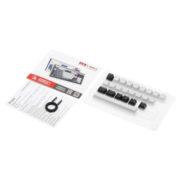 Клавіатура A4Tech (B950 RGB (Warrior Grey)) H00000416440 фото