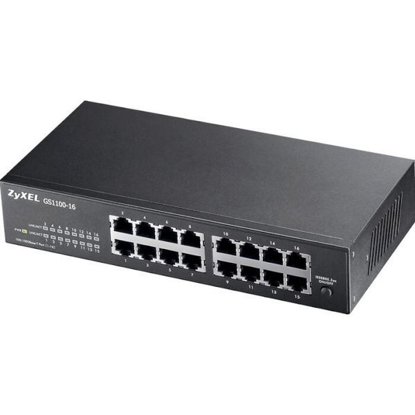 Коммутатор ZyXEL (GS1100-16-EU0103F) H00000268673 фото