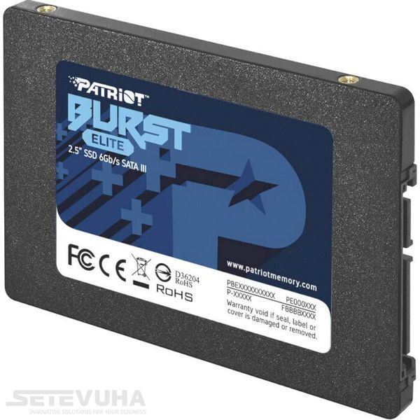 SSD диск Patriot Burst Elite 240ГБ SATA III 2.5" 3D NAND QLC (PBE240GS25SSDR) H00000040705 фото