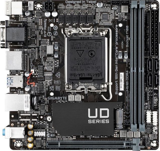 Материнська плата Gigabyte 1700 (H610I DDR4) H00000317269 фото