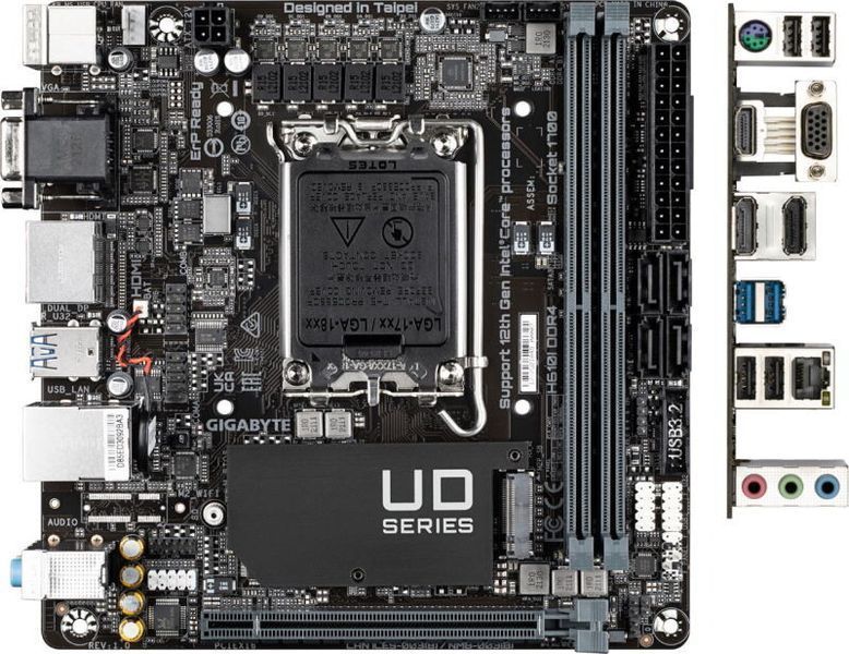 Материнська плата Gigabyte 1700 (H610I DDR4) H00000317269 фото