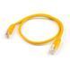 Патч корд Vinga UTP Cat. 5e 0.5 м PVC Жовтий (VCPPCCCS0.5Y) H00000159130 фото