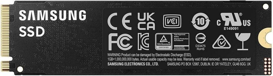 SSD диск Samsung 1ТБ PCI-E 4.0 4x М.2 2280 3D MLC (MZ-V9P1T0BW) H00000313367 фото