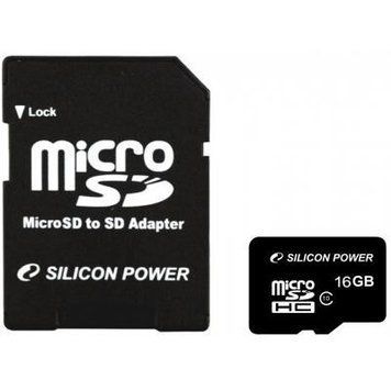 Карта пам'яті Silicon Power microSD 16 ГБ (SP016GBSTH010V10SP) H00000150143 фото