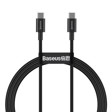 Кабель BASEUS USB Type C - USB Type C 1 м USB 2.0 (CATYS-B01) H00000180360 фото