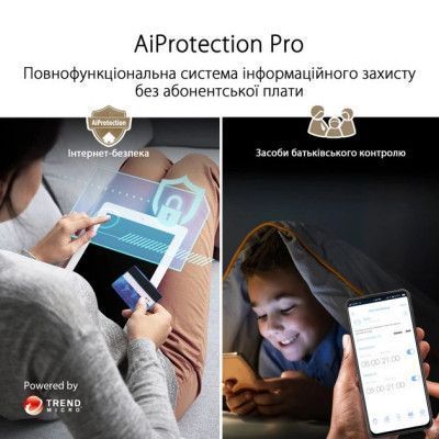 Бездротовий маршрутизатор ASUS Трьохдіапазонний Wi-Fi 6 GbE 2.5GbE (90IG0740-MO3B60) H00000341959 фото