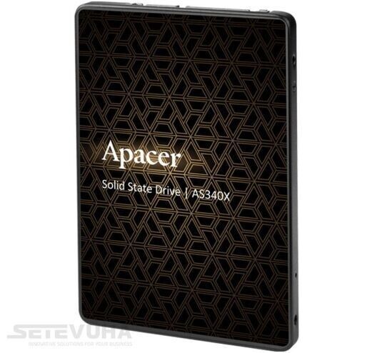 SSD диск Apacer AS340X 120ГБ SATA III 2.5" 3D NAND (AP120GAS340XC-1) H00000043793 фото