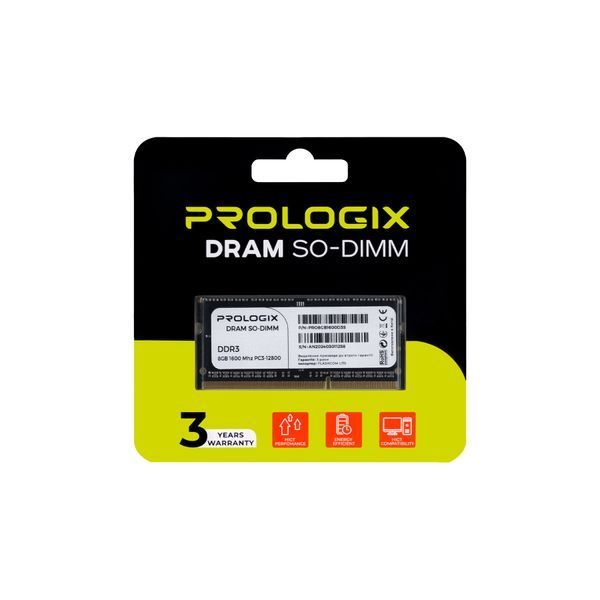 Оперативная память ProLogiX (PRO8GB1600D3S) H00000441456 фото