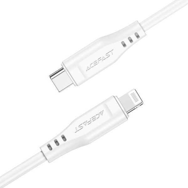 Кабель ACEFAST USB Type C - Apple Lightning 1.2 м USB 2.0 (AFC3-01W) H00000180148 фото
