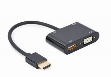 Адаптер-переходник Cablexpert (A-HDMIM-HDMIFVGAF-01) H00000319161 фото