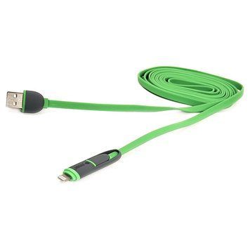 Кабель PowerPlant USB Type A - Micro-USB Apple Lightning 2 м USB 2.0 (CA910502) H00000179553 фото