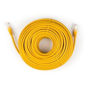 Патч-корд Vinga UTP Cat. 5e 25 м PVC Желтый (VCPPCCCS25Y) H00000159136 фото