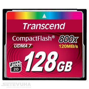 Карта памяти Transcend CompactFlash 128ГБ (TS128GCF800) H00000038377 фото