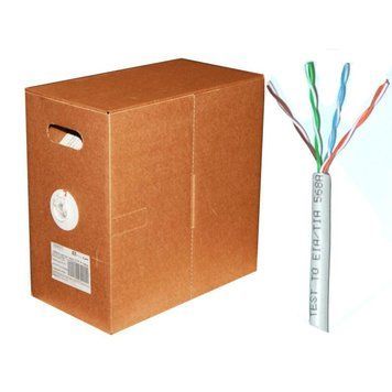 Кабель вита пара FinMark UTP Cat 5e PVC 4 х 2 х 0,50 (FinMark_54594) H00000160469 фото