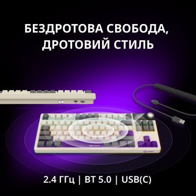 Клавиатура Lorgar (LRG-KBP70TKLW-WH-US) H00000482579 фото