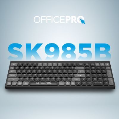 Клавіатура OfficePro (SK985B) H00000433936 фото