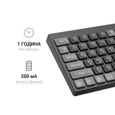 Клавіатура OfficePro (SK985B) H00000433936 фото