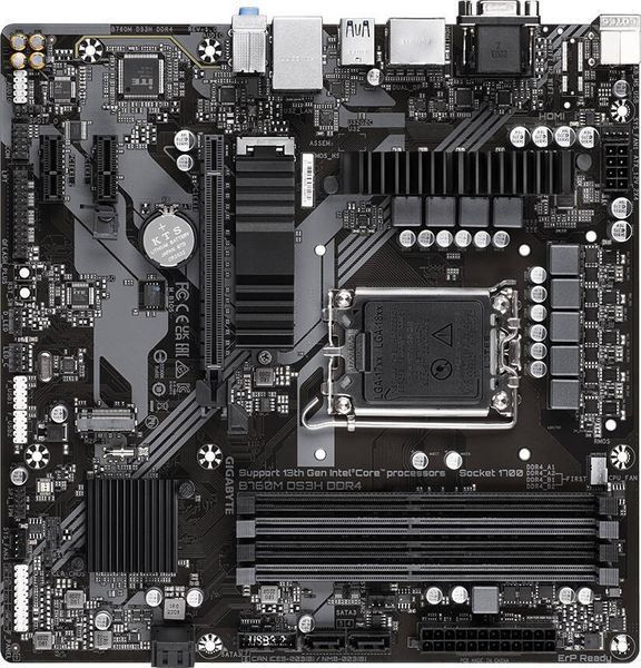Материнська плата Gigabyte 1700 (B760M DS3H DDR4) H00000319209 фото