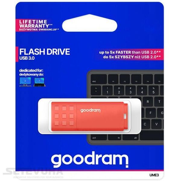 Флеш память USB GOODRAM UME3 64ГБ USB 3.0 (UME3-0640O0R11) H00000042667 фото