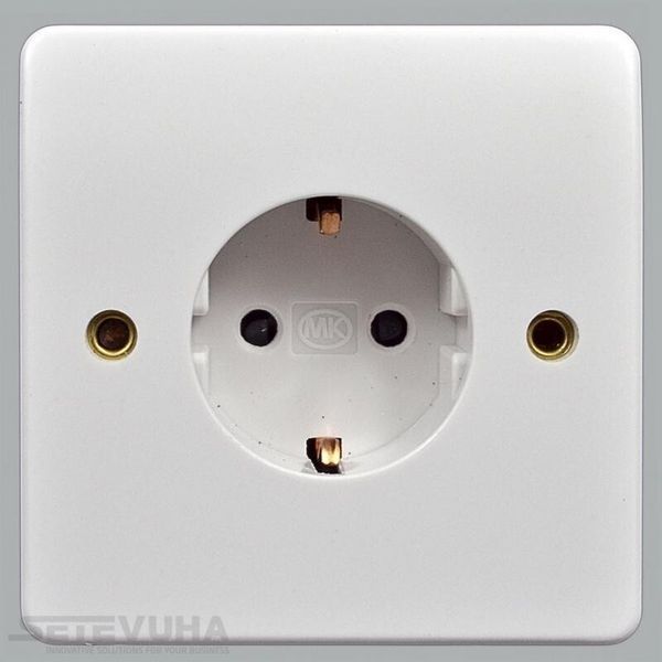 Розетка MK (K4150 S2 WHI) H00000016620 фото