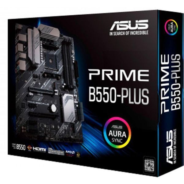 Материнская плата ASUS PRIME B550-PLUS AM4 (90MB14U0-M0EAY0) H00000041786 фото