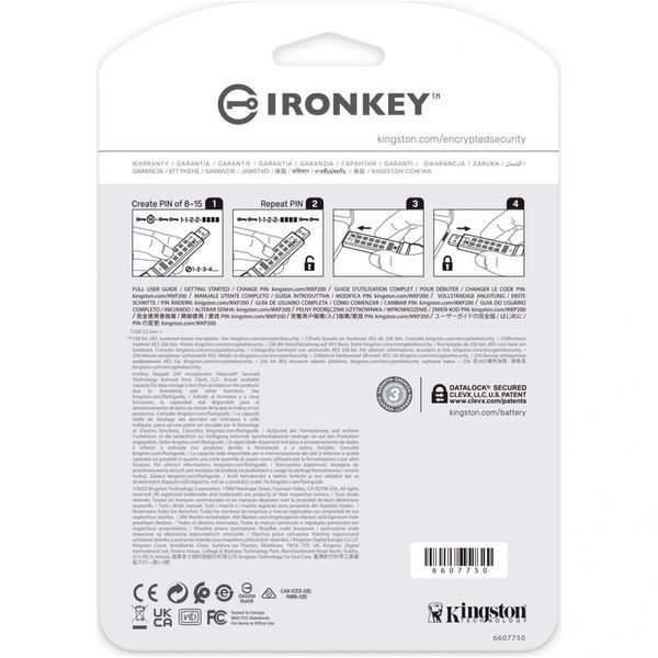 Флеш память USB Kingston (IKKP200/128GB) H00000412812 фото