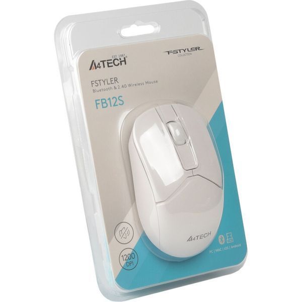 Миша A4Tech (FB12S (White)) H00000312613 фото