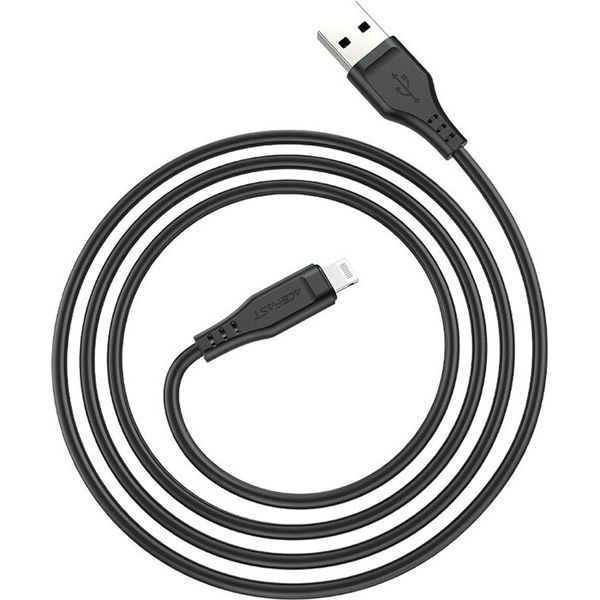 Кабель ACEFAST USB Type A - Apple Lightning 1.2 м USB 2.0 (AFC3-02B) H00000180149 фото
