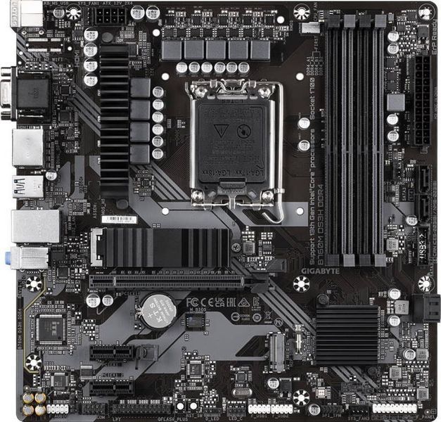 Материнська плата Gigabyte 1700 (B760M DS3H DDR4) H00000319209 фото