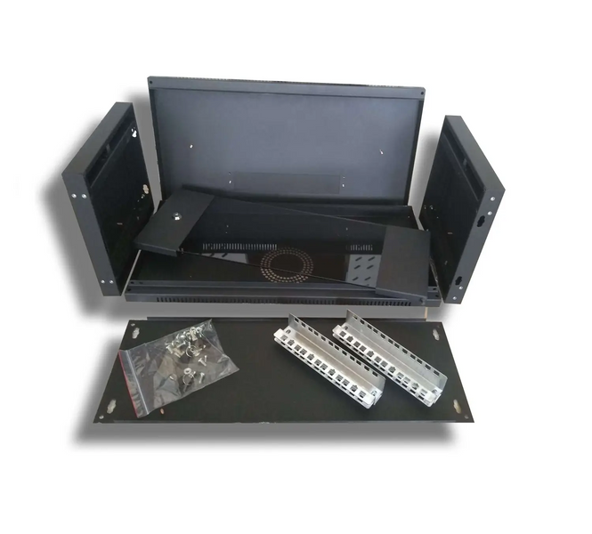 Телекоммуникационный шкаф Hypernet 4U 19" 350 мм (WMNC-4U-FLAT-BLACK) H00000272777 фото